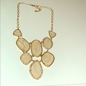 Stella and Dot Stone and Diamond necklace